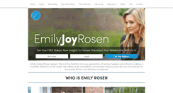 Desktop Screenshot of emilyjoyrosen.com